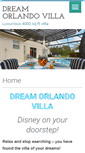Mobile Screenshot of dreamorlandovilla.com